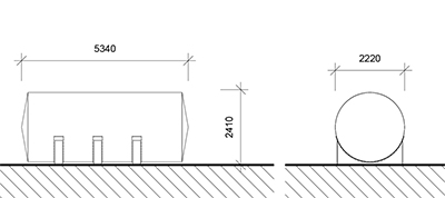 åkeri rapsola cistern bygglov arkitekt ritning stockholm elevation måttsatt ritning